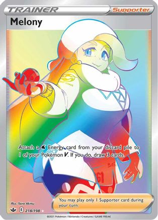 Melony (Secret) (/198) Holofoil [SWSH: Chilling Reign] Pokemon Single Pokémon