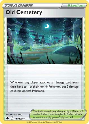 Old Cemetery (147/198) [SWSH: Chilling Reign] Pokemon Single Pokémon