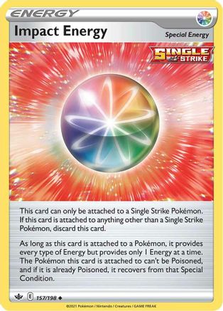 Impact Energy (157/198) [SWSH: Chilling Reign] Pokemon Single Pokémon