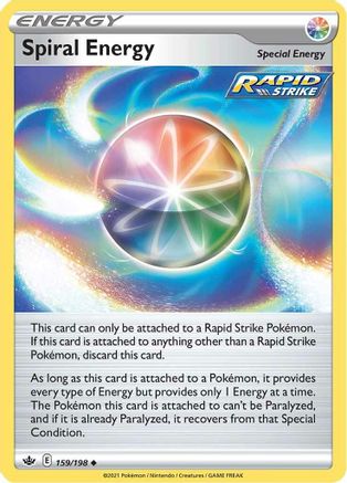 Spiral Energy (159/198) Reverse Holofoil [SWSH: Chilling Reign] Pokemon Single Pokémon