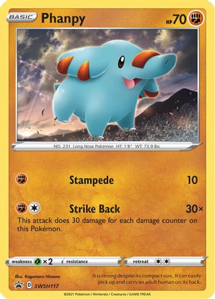 Phanpy - SWSH117 (SWSH117/307) Holofoil [Promos: SWSH Promo Cards] Pokemon Single Pokémon