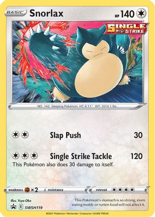 Snorlax - SWSH119 (SWSH119/307) Holofoil [Promos: SWSH Promo Cards] Pokemon Single Pokémon