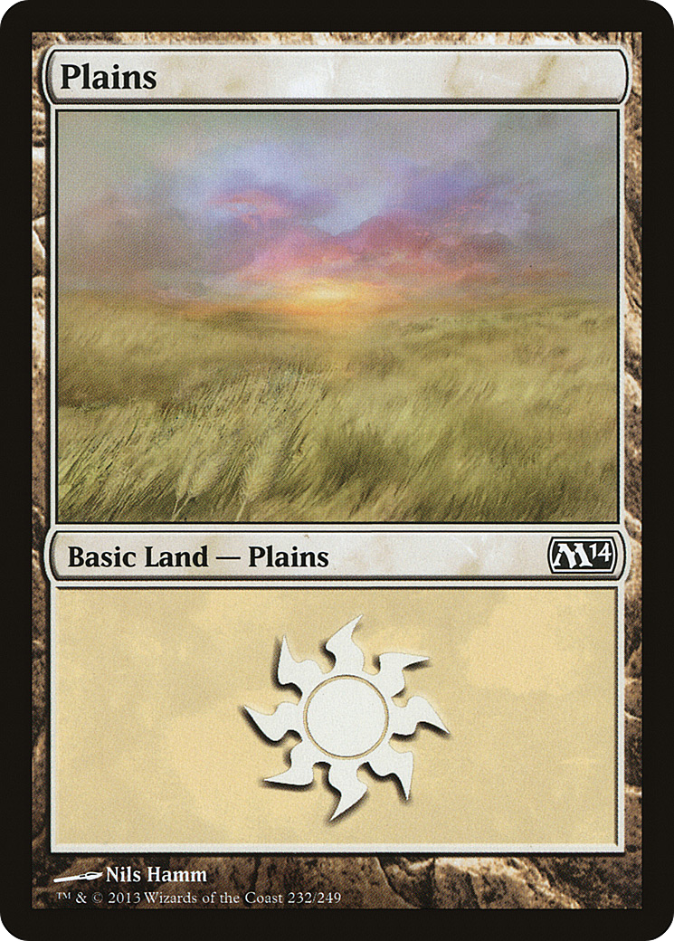 Plains (M14-232) [Magic 2014] MTG Single Wizards of the Coast