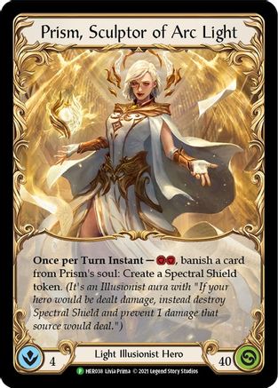 Prism, Sculptor of Arc Light [HER038] (Promo)  Rainbow Foil Flesh And Blood Single Flesh And Blood   
