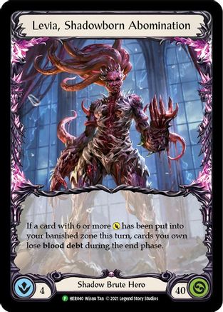 Levia, Shadowborn Abomination [HER040] (Promo)  Rainbow Foil Flesh And Blood Single Flesh And Blood   