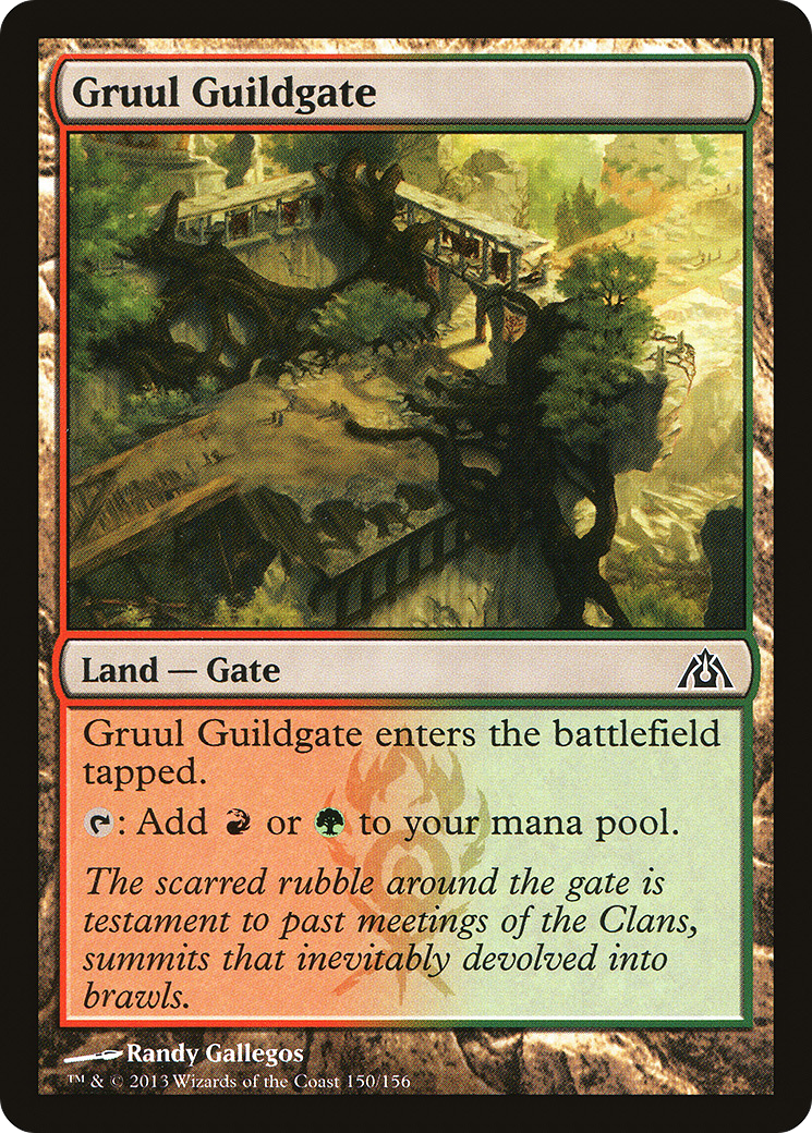 Gruul Guildgate (DGM-150) [Dragon's Maze] Foil MTG Single Wizards of the Coast