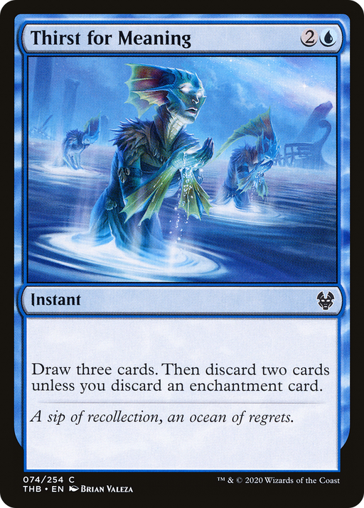 Thirst for Meaning (THB-074) [Theros Beyond Death] MTG Single Wizards of the Coast