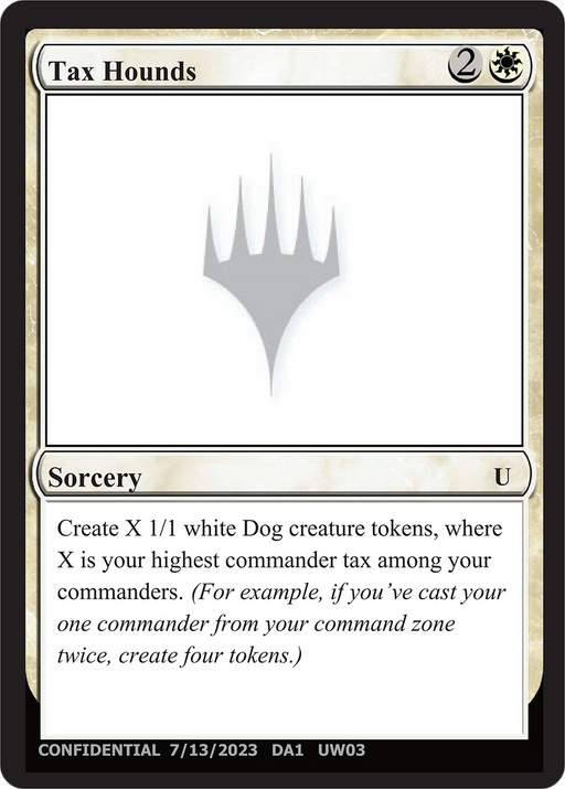 Tax Hounds (UNK-UW03) [Misc] Unknown Event MTG Single Wizards of the Coast