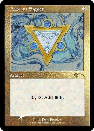 Azorius Signet (Foil Etched) (SLD-286) [Secret Lair] Drop Series Foil MTG Single Wizards of the Coast