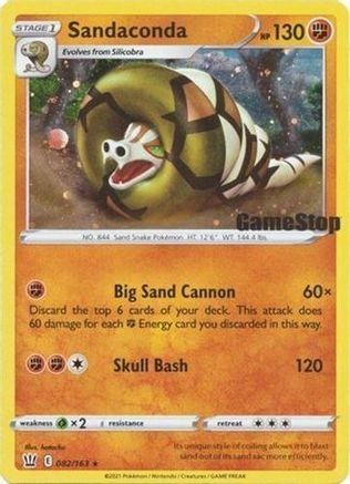 Sandaconda - 082/163 (Gamestop Exclusive) Holofoil [Misc: Cards & Products] Pokemon Single Pokémon