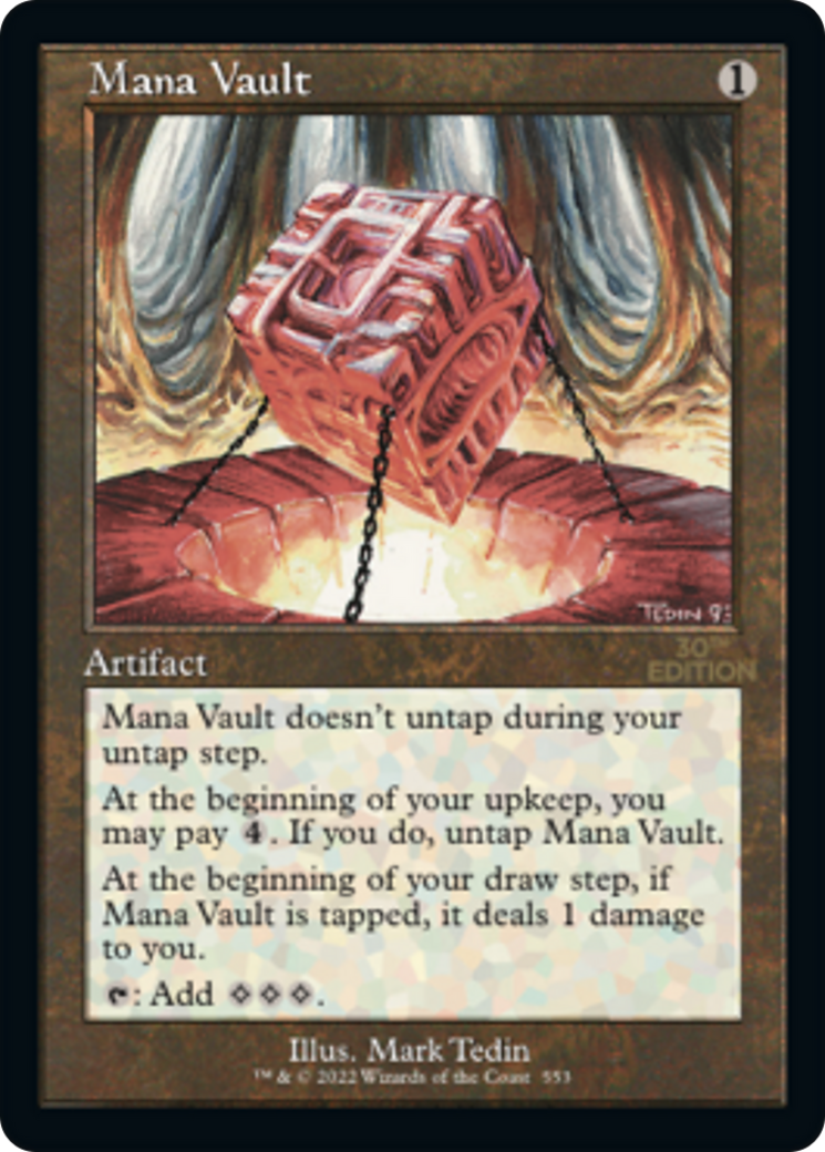 Mana Vault (30A-553) [30th Anniversary Edition] MTG Single Wizards of the Coast