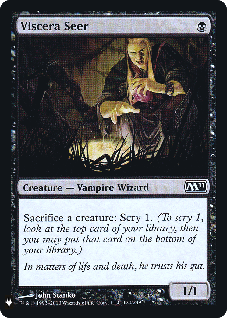 Viscera Seer (LIST-120) [Mystery Booster] The List Foil MTG Single Wizards of the Coast