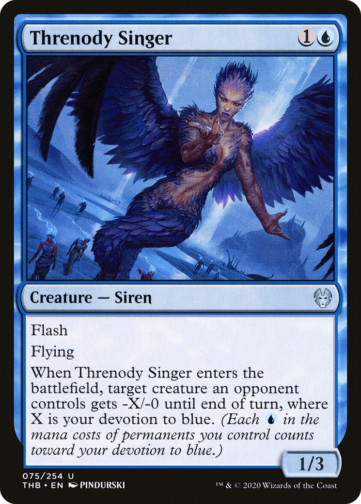 Threnody Singer (THB-075) [Theros Beyond Death] MTG Single Wizards of the Coast