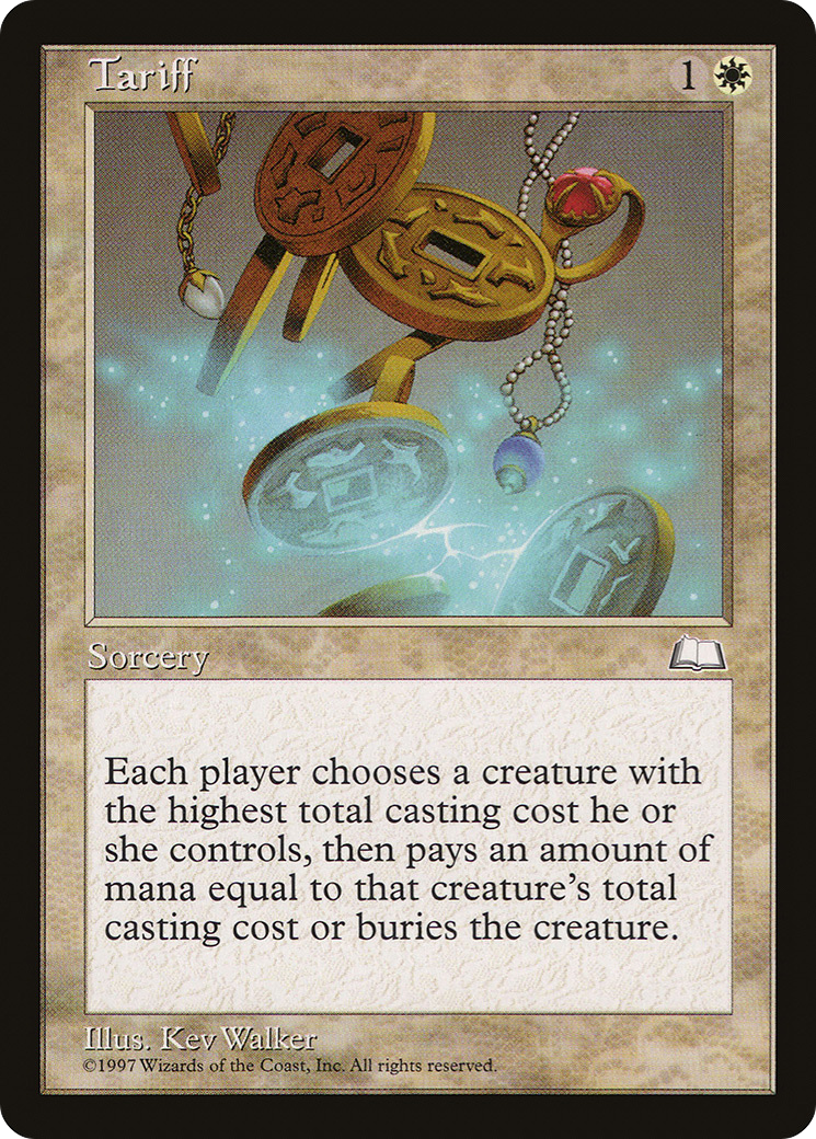 Tariff (WTH-028) [Weatherlight] MTG Single Wizards of the Coast