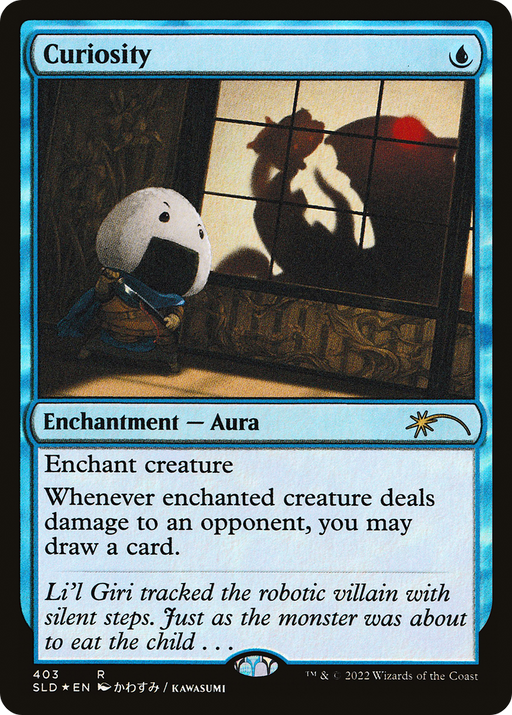 Curiosity (403) (SLD-403) [Secret Lair Drop] Foil MTG Single Wizards of the Coast