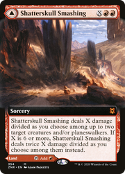 Shatterskull Smashing (ZNR-354) [Zendikar Rising] (Extended Art) Foil MTG Single Wizards of the Coast