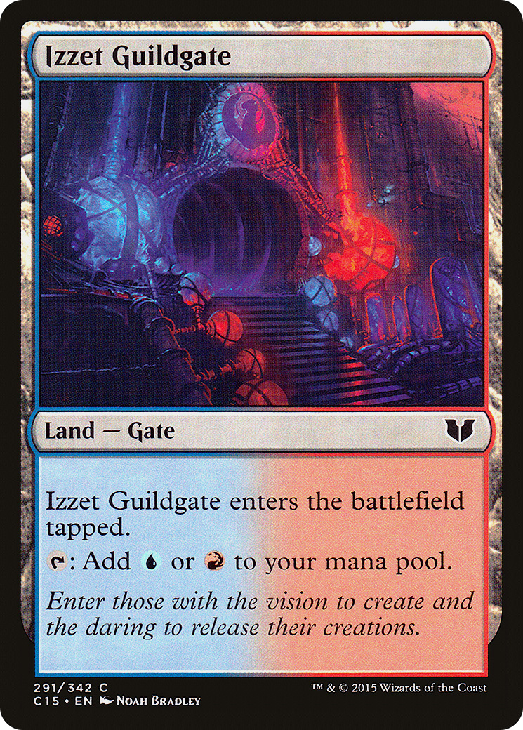 Izzet Guildgate (C15-291) [Commander 2015] MTG Single Wizards of the Coast