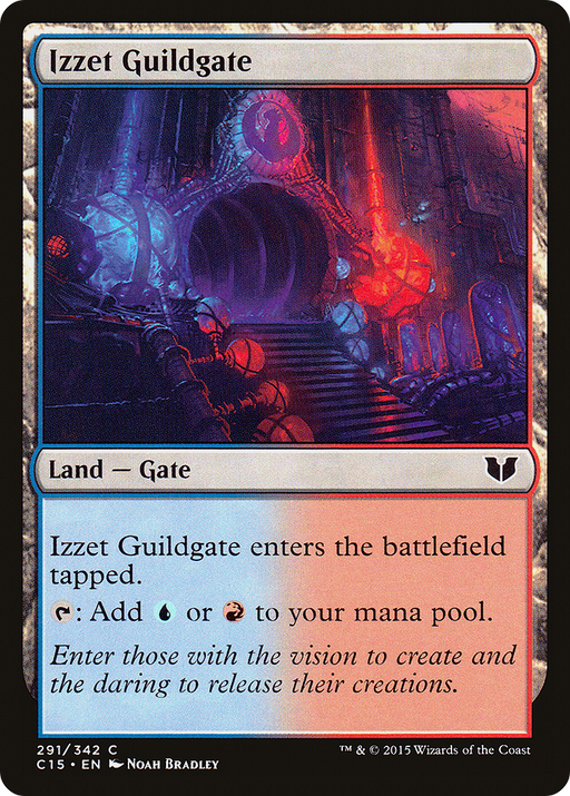 Izzet Guildgate (C15-291) [Commander 2015] MTG Single Wizards of the Coast