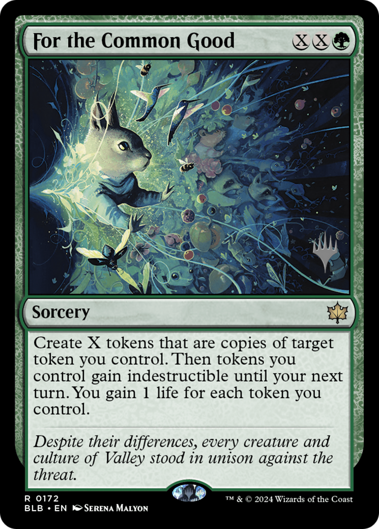 For the Common Good (PPBLB-172) [Bloomburrow Promos] MTG Single Wizards of the Coast
