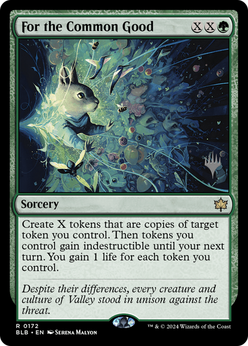 For the Common Good (PPBLB-172) [Bloomburrow Promos] Foil MTG Single Wizards of the Coast