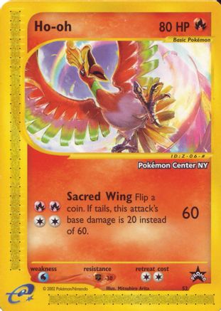 Ho-oh [Pokemon Center NY] (52) [Promos: WoTC Promo] Pokemon Single Pokémon