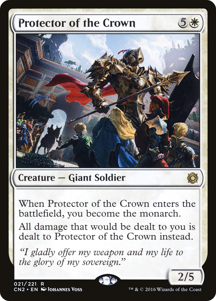 Protector of the Crown (CN2-021) [Conspiracy: Take the Crown] MTG Single Wizards of the Coast