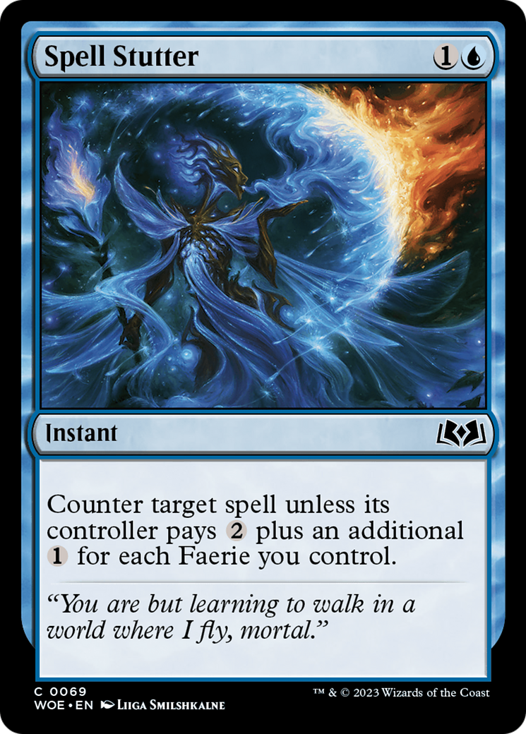 Spell Stutter (WOE-069) [Wilds of Eldraine] Foil MTG Single Wizards of the Coast