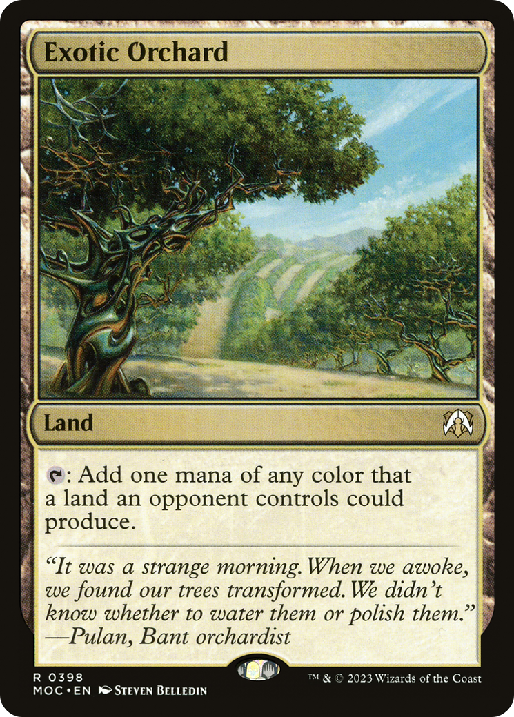 Exotic Orchard (MOC-398) [March of the Machine Commander] MTG Single Wizards of the Coast