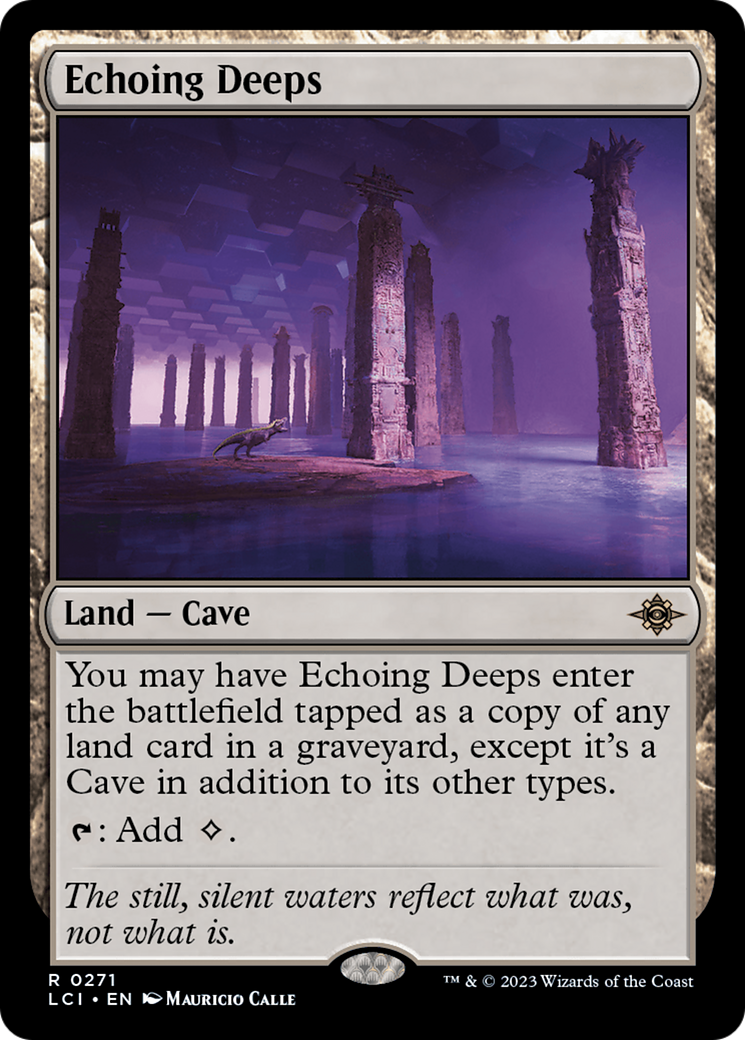 Echoing Deeps (LCI-271) [The Lost Caverns of Ixalan] Foil MTG Single Wizards of the Coast