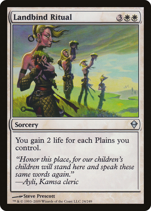 Landbind Ritual (ZEN-024) [Zendikar] MTG Single Wizards of the Coast