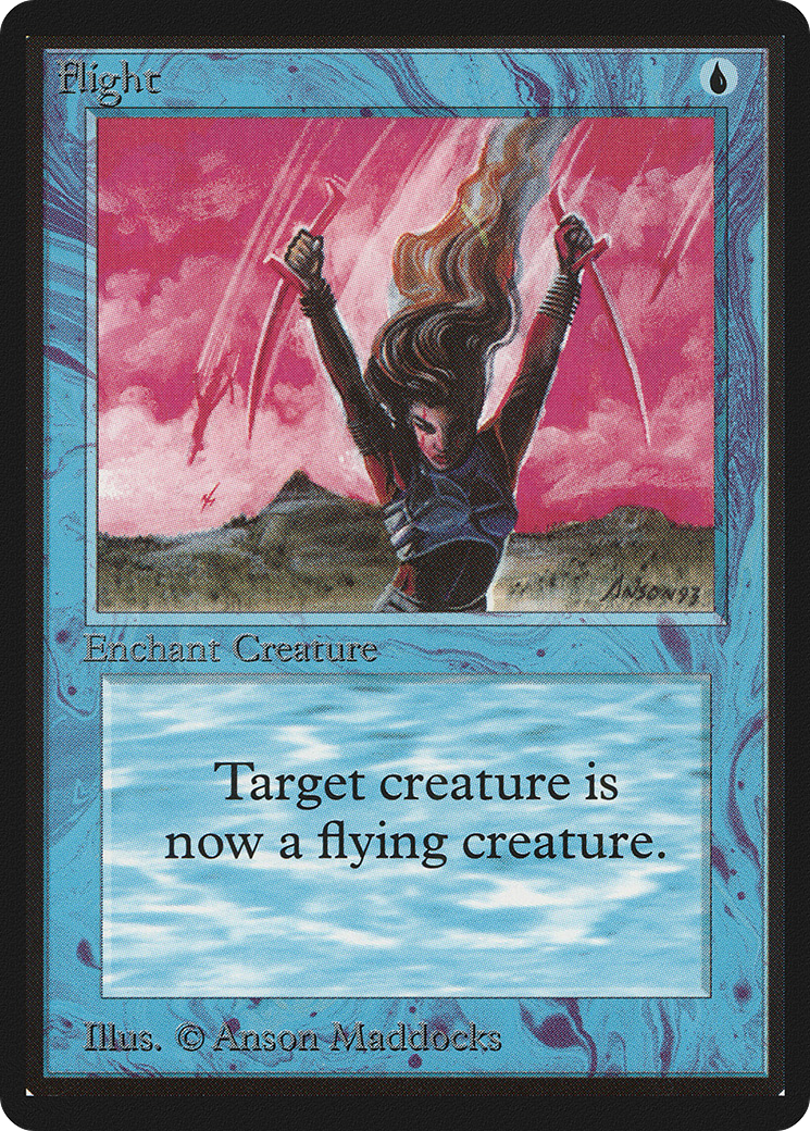 Flight (LEB-) [Oldschool] Limited Edition Beta MTG Single Wizards of the Coast