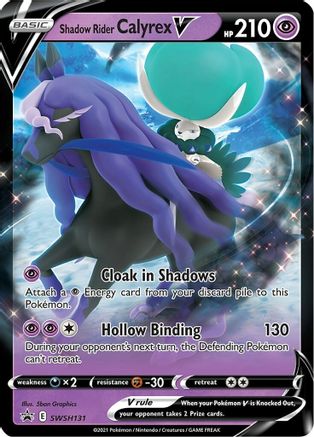 Shadow Rider Calyrex V - SWSH131 (SWSH131/307) Holofoil [Promos: SWSH Promo Cards] Pokemon Single Pokémon