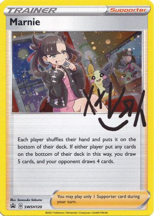 Marnie - SWSH120 (SWSH120/307) Holofoil [Promos: SWSH Promo Cards] Pokemon Single Pokémon