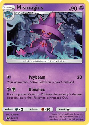 Mismagius - SM245 (SM245/248) [SM: Black Star Promos] Pokemon Single Pokémon