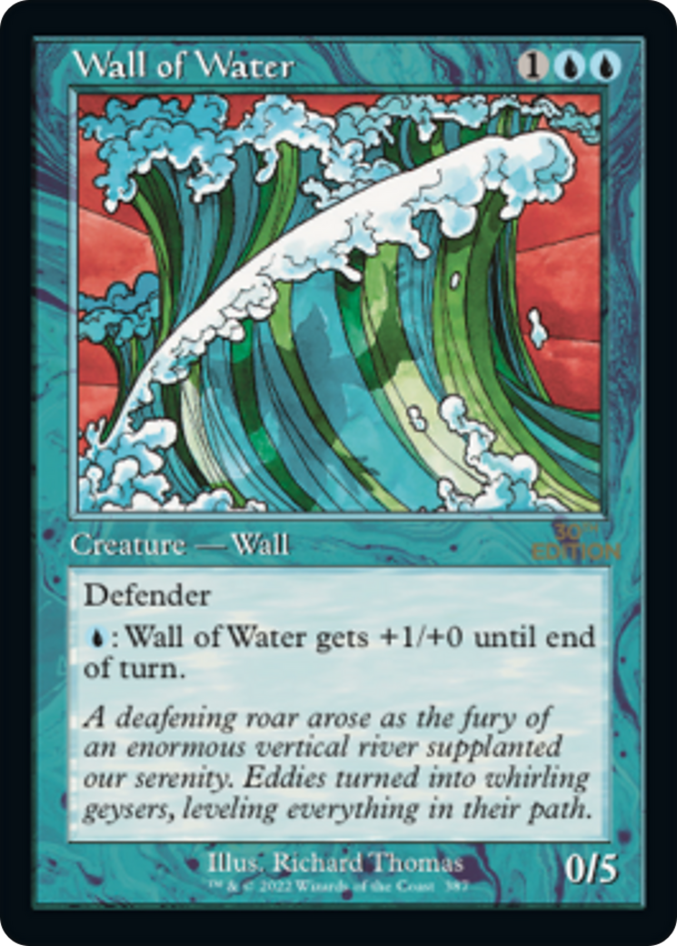 Wall of Water (30A-387) [30th Anniversary Edition] MTG Single Wizards of the Coast