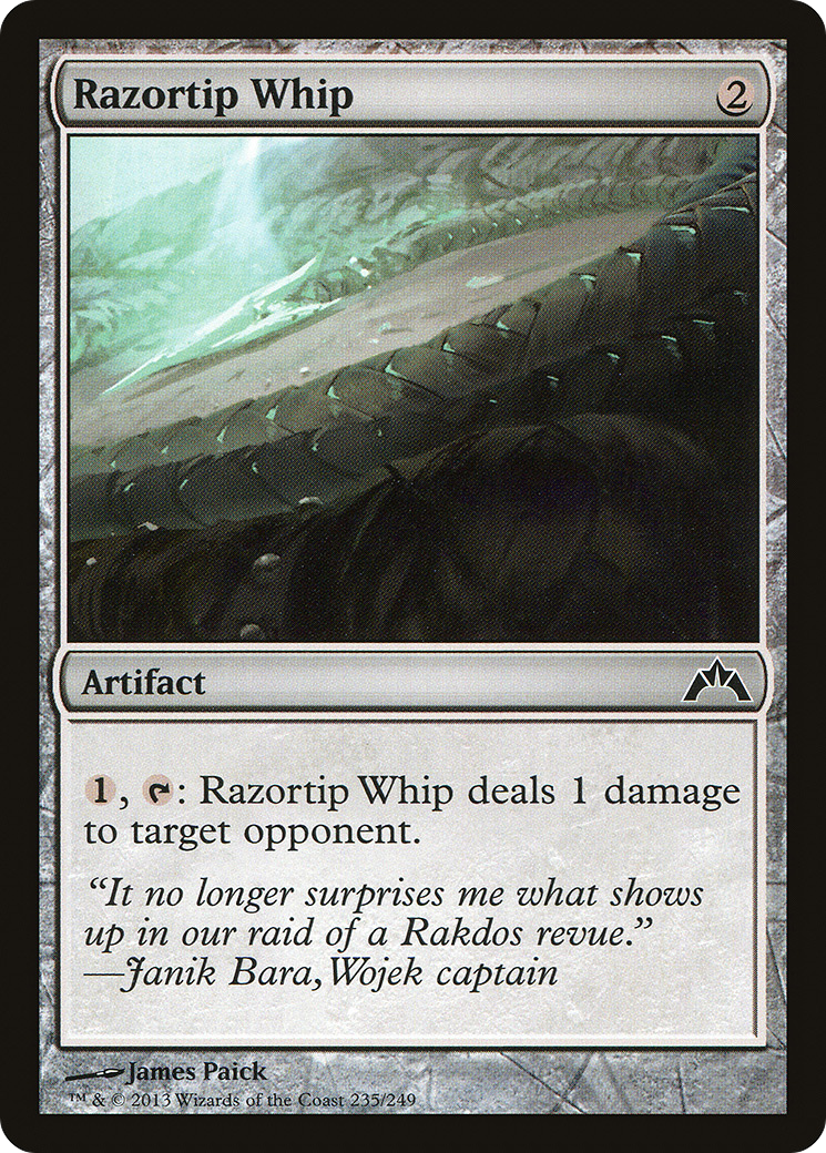 Razortip Whip (GTC-235) [Gatecrash] Foil MTG Single Wizards of the Coast