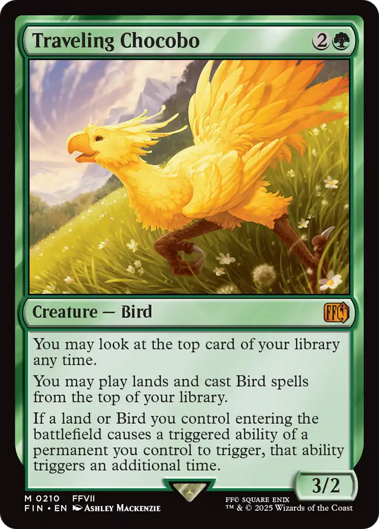 Traveling Chocobo (FIN-210) [FINAL FANTASY] MTG Single Wizards of the Coast