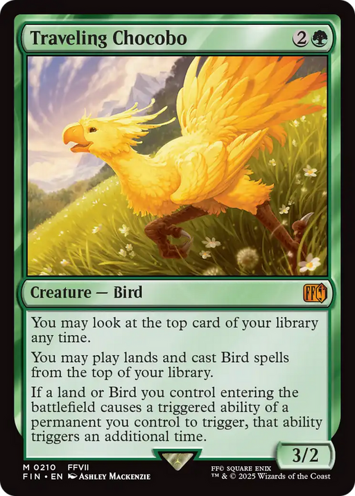 Traveling Chocobo (FIN-210) [FINAL FANTASY] MTG Single Wizards of the Coast