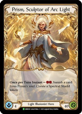 Prism, Sculptor of Arc Light [HER030] (Promo)  Cold Foil Flesh And Blood Single Flesh And Blood   