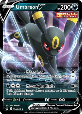 Umbreon V (94/203) Holofoil [SWSH: Evolving Skies] Pokemon Single Pokémon