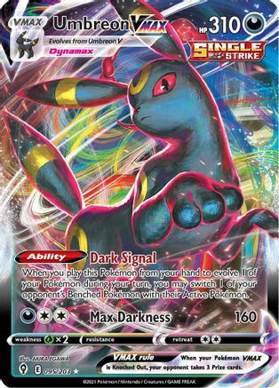 Umbreon VMAX (95/203) Holofoil [SWSH: Evolving Skies] Pokemon Single Pokémon