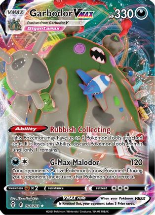 Garbodor VMAX (101/203) Holofoil [SWSH: Evolving Skies] Pokemon Single Pokémon