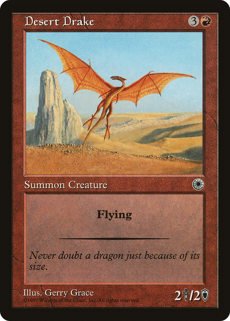 Desert Drake (POR-) [Misc] Portal MTG Single Wizards of the Coast