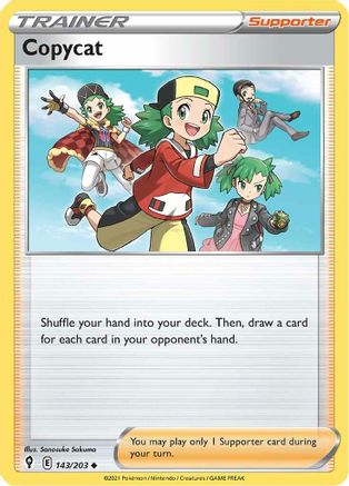 Copycat (143/203) Reverse Holofoil [SWSH: Evolving Skies] Pokemon Single Pokémon