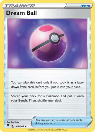 Dream Ball (146/203) Reverse Holofoil [SWSH: Evolving Skies] Pokemon Single Pokémon