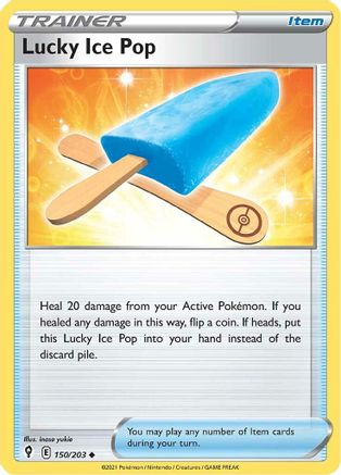 Lucky Ice Pop (150/203) [SWSH: Evolving Skies] Pokemon Single Pokémon