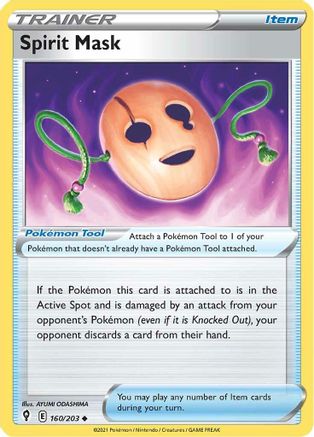 Spirit Mask (160/203) [SWSH: Evolving Skies] Pokemon Single Pokémon