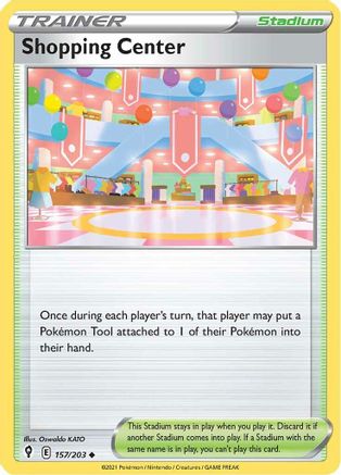 Shopping Center (157/203) [SWSH: Evolving Skies] Pokemon Single Pokémon