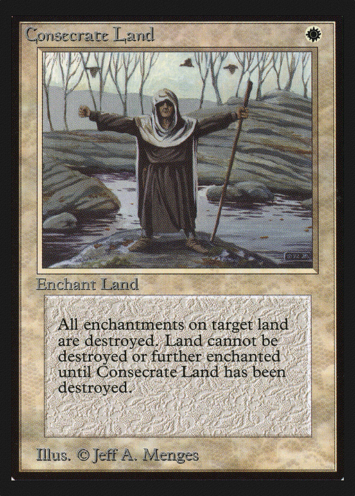Consecrate Land (CED-015) [Collectors' Edition] MTG Single Wizards of the Coast