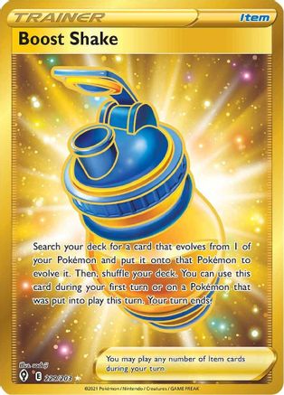 Boost Shake (Secret) (229/203) Holofoil [SWSH: Evolving Skies] Pokemon Single Pokémon